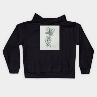 Floral Cross Kids Hoodie